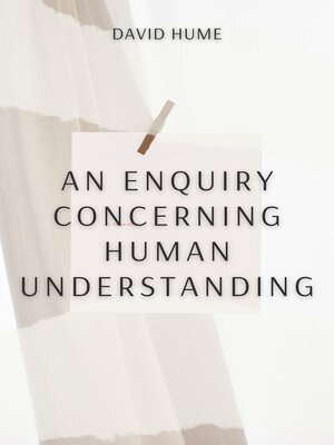 cover image of An Enquiry Concerning Human Understanding